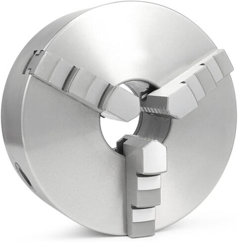 4-Inch 4-Jaw Self-Centering Chuck Set K11/130 Three-jaw Self-Centering Three-Grab Chuck Lathe Precision Chuck Jaws with 1-Inch x 8TPI Thread in Saudi Arabia