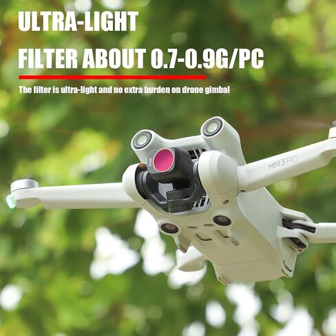 مجموعة 3 فلاتر صغيرة لـ DJI Mini 3 Pro/Mini 3 RC ملحقات الطائرة بدون طيار ND UV CPL MCUV ND-PL طقم مرشح عدسة الكاميرا قابل للتعديل (CPL+ND8+ND16) in Kuwait