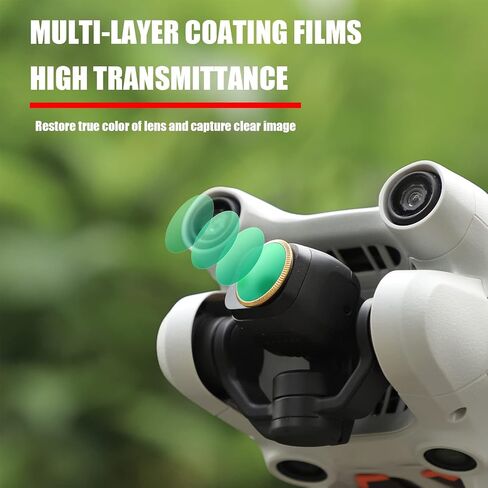 مجموعة 3 فلاتر صغيرة لـ DJI Mini 3 Pro/Mini 3 RC ملحقات الطائرة بدون طيار ND UV CPL MCUV ND-PL طقم مرشح عدسة الكاميرا قابل للتعديل (CPL+ND8+ND16) in Kuwait