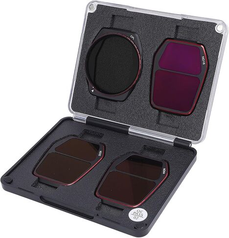 4 in 1 ND & CPL Filter Set for AIR 3S, CPL + ND16 + ND32 + ND64 Polarizer Neutral Density Drone Lens Filter for AIR 3S Accessories in Saudi Arabia