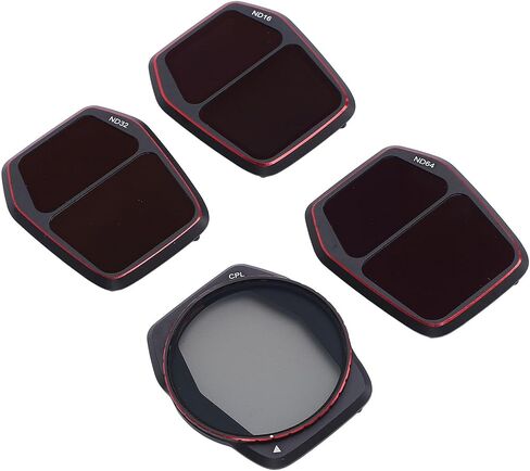 4 in 1 ND & CPL Filter Set for AIR 3S, CPL + ND16 + ND32 + ND64 Polarizer Neutral Density Drone Lens Filter for AIR 3S Accessories in Saudi Arabia