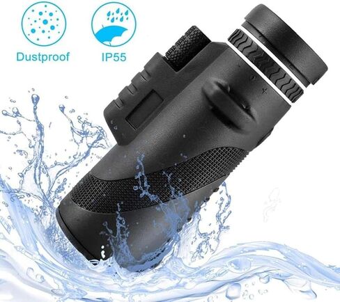 Portable Binoculars High Power 10x52, High Waterproof BAK4 Prism Lens Monocular Compact Monocular with and Smartphone Adapter and Tripod for Adults Bird Watching in Saudi Arabia