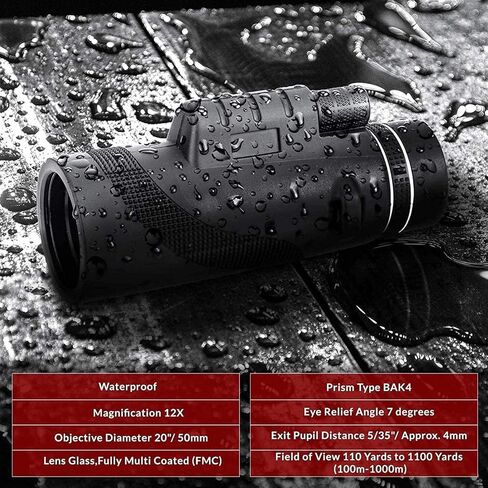 Binoculars by Strong Impact BAK4 Monocular Compact Telescope–High Power in Saudi Arabia