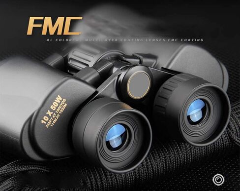 Monoculars Telescope High Power 10X50 Wide Angle Binoculars Birds Watching,50MM Large Diameter Blue Film Waterproof Binocular-High and Low Temperature Adaptation Binoculars in Saudi Arabia