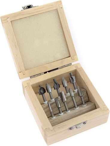 SE 10-Piece Mini Router Bits Set for Dremel Tools - 82210RB in Saudi Arabia