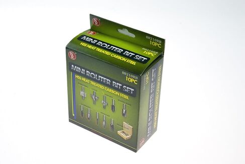 SE 10-Piece Mini Router Bits Set for Dremel Tools - 82210RB in Saudi Arabia