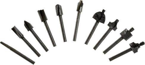 SE 10-Piece Mini Router Bits Set for Dremel Tools - 82210RB in Saudi Arabia
