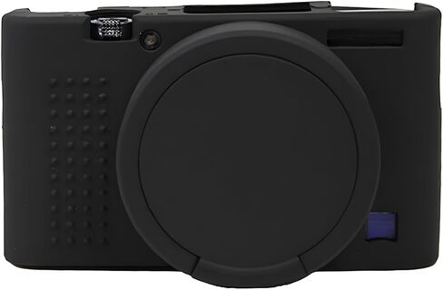 علبة السيليكون لكاميرا Sony RX100 VII ، غطاء واقعي ناعم مع قبضة مضادة للانزلاق وحماية العدسة للكاميرا الرقمية DSC-RX100 VII ، مقاومة للخدش (أسود) in Kuwait