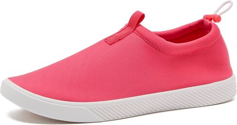 Lands' End Slip On Water Shoes for Women, Quick Dry Neoprene Sport Womens Water Shoes with Drainage Holes for Beach or Pool, Blue or Black Swim Shoes Women, Adult Aqua Socks - Wood Lilly, 12 Medium in Saudi Arabia