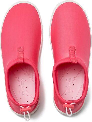 Lands' End Slip On Water Shoes for Women, Quick Dry Neoprene Sport Womens Water Shoes with Drainage Holes for Beach or Pool, Blue or Black Swim Shoes Women, Adult Aqua Socks - Wood Lilly, 12 Medium in Saudi Arabia