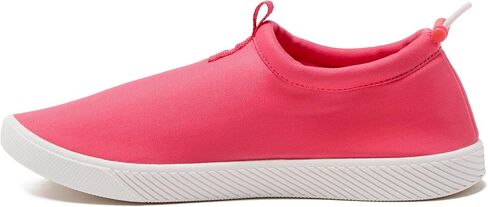 Lands' End Slip On Water Shoes for Women, Quick Dry Neoprene Sport Womens Water Shoes with Drainage Holes for Beach or Pool, Blue or Black Swim Shoes Women, Adult Aqua Socks - Wood Lilly, 12 Medium in Saudi Arabia