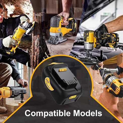 4 عبوات بطاريات ليثيوم أيون ، استبدال بطارية DeWalt 20V كحد أقصى ، متوافقة مع شواحن وأدوات البطارية DeWalt 20 فولت in Kuwait