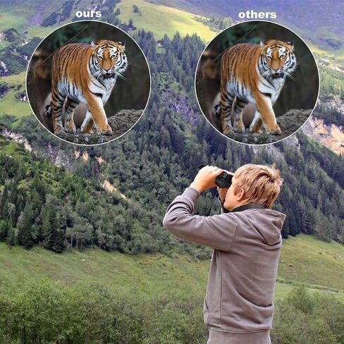 Monoculars Telescope High Power 8X32 Roof Prism Binoculars-with Low Light Nitrogen-Filled Waterproof Binoculars for Camping Birds Watching-BAK4 Prism Multi Green Coate Binoculars in Saudi Arabia