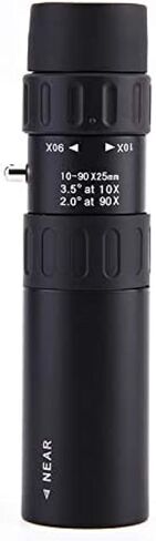 مناظير محمولة عالية الطاقة أحادية التركيز 10-90x25 ارتفاع التكبير طويل المدى Zoom 10-90 مرة تلسكوب قابلة للطي in Saudi Arabia
