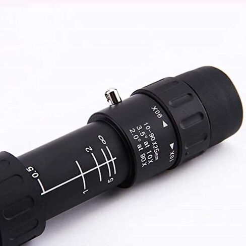 مناظير محمولة عالية الطاقة أحادية التركيز 10-90x25 ارتفاع التكبير طويل المدى Zoom 10-90 مرة تلسكوب قابلة للطي in Saudi Arabia