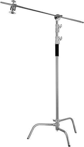 C Stands, Adjustable Tripod Stand with Boom Arm,Can Bear 40kg for Photography Studio Video Reflector Umbrella Softbox(Style 2) in Saudi Arabia