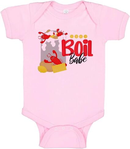TATY Kids Boil Babe Cajun Crawfish Baby Infant Bodysuit in Saudi Arabia