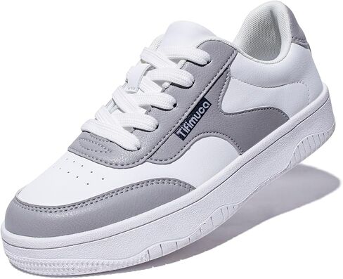 جلد نباتي للنساء منخفضة أعلى من الدانتيل حتى لا زقفل المشي أحذية رياضية تزلج التنس أحذية مريحة غير رسمية للأزياء الرياضية متعددة الاستخدامات in Kuwait