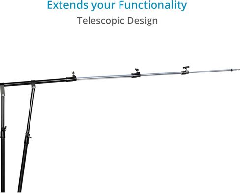 PROAIM BOOM Light Telescopic Stand مع 5/8 "Mount للضوء العلوي والإكسسوارات. 8 'BOOM ARM ، 8' Stand ، تسوية الساقين. in Saudi Arabia