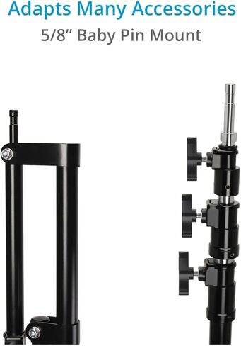 PROAIM BOOM Light Telescopic Stand مع 5/8 "Mount للضوء العلوي والإكسسوارات. 8 'BOOM ARM ، 8' Stand ، تسوية الساقين. in Saudi Arabia