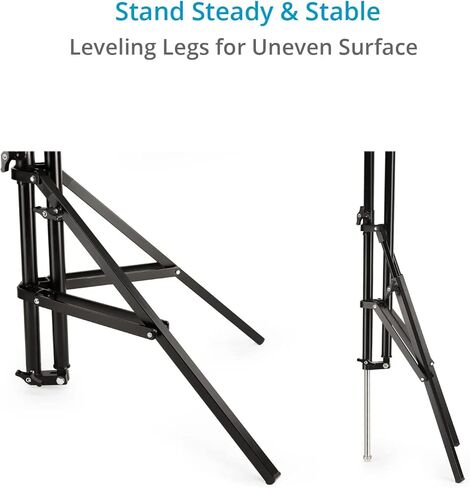 PROAIM BOOM Light Telescopic Stand مع 5/8 "Mount للضوء العلوي والإكسسوارات. 8 'BOOM ARM ، 8' Stand ، تسوية الساقين. in Saudi Arabia