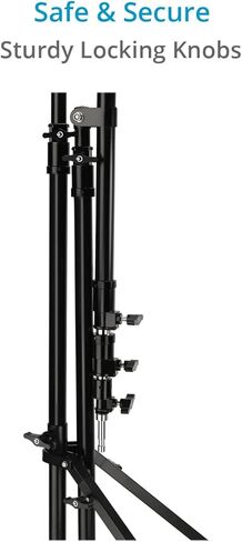 PROAIM BOOM Light Telescopic Stand مع 5/8 "Mount للضوء العلوي والإكسسوارات. 8 'BOOM ARM ، 8' Stand ، تسوية الساقين. in Saudi Arabia