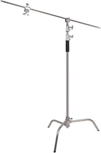 C Stands,Adjustable Stainless Steel Tripod Stand, Load-Bearing Capacity 20kg,for Reflector Umbrella Softbox Photography Studio(Style 1) in Saudi Arabia