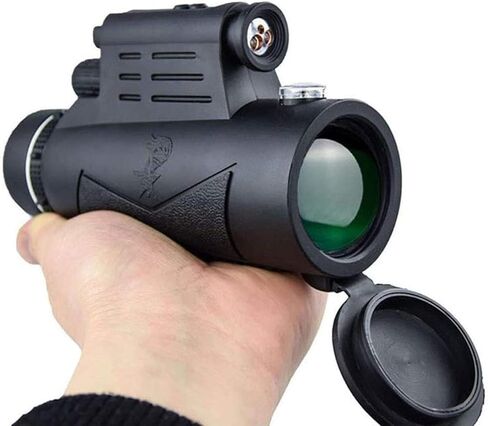 مناظير محمولة عالية الطاقة 12x50 ، أحادية اللون مع وعدسة PRISM LED BAK4 أحادية اللون مع محول الهواتف الذكية وترايبود لمشاهدة الطيور البالغين in Saudi Arabia