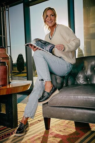 أحذية Corkys Footwear Hey Girl Womens 'Dockside' Shoes/Laiders - يتميز بتصميم دانتيل ، نعل خارجي مكتنزة ، ونعول مملوءة طوال اليوم in Kuwait