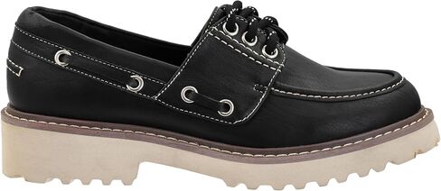 أحذية Corkys Footwear Hey Girl Womens 'Dockside' Shoes/Laiders - يتميز بتصميم دانتيل ، نعل خارجي مكتنزة ، ونعول مملوءة طوال اليوم in Kuwait