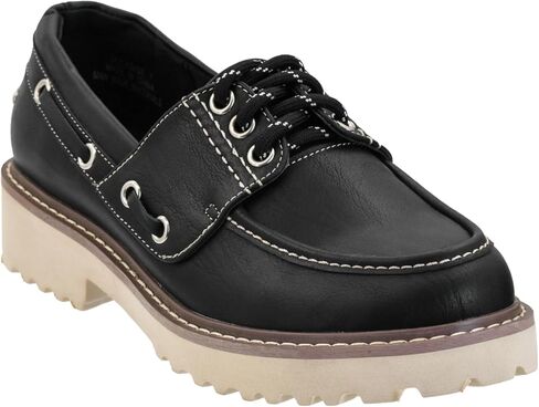 أحذية Corkys Footwear Hey Girl Womens 'Dockside' Shoes/Laiders - يتميز بتصميم دانتيل ، نعل خارجي مكتنزة ، ونعول مملوءة طوال اليوم in Kuwait