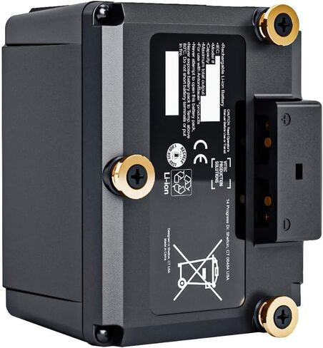 Anton Bauer Titon Micro 90 V-Mount, 98Wh 14.4V Battery, Professional Camera Rig for Batteries, Camera Accessory, Camera Mount, Lithium Battery Pack, Battery Replacement, Quick Release Battery | 94Wh V-Mount battery with 10A current and USB port for cine c in Saudi Arabia