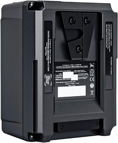 Anton Bauer Titon Micro 90 V-Mount, 98Wh 14.4V Battery, Professional Camera Rig for Batteries, Camera Accessory, Camera Mount, Lithium Battery Pack, Battery Replacement, Quick Release Battery | 94Wh V-Mount battery with 10A current and USB port for cine c in Saudi Arabia