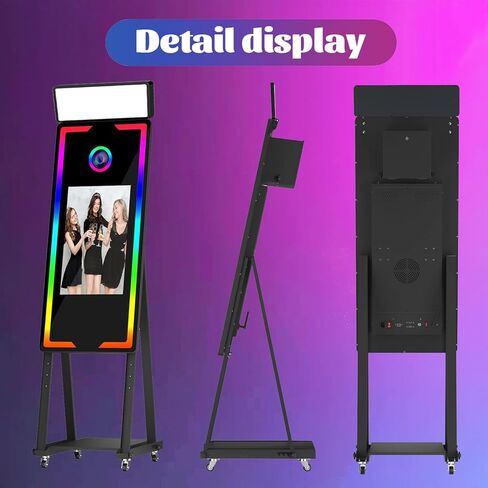 Magic Mirror Photo Booth 45 '' مع الكاميرا والطابعة ، 22 ' in Kuwait