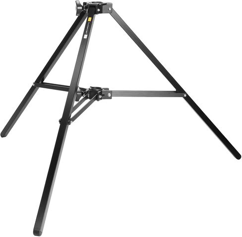 Flashpoint Tripod Base for Telepole or Autopole – Heavy-Duty Iron Stand with Stable Square Legs, Compact & Portable Design, Secure Support for Photography & Lighting Equipment – Black in Saudi Arabia