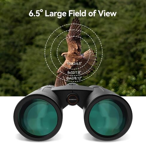 تمت ترقية SVBony SV202 10x42 Ed Binocular & SC002 WiFi ، مع عدسات موضوعية للغاية للتشتت من أجل مراقبة الطيور ، ونظام Bak4 و FMC البصري ، 8 °+زاوية عرض واسعة ، in Saudi Arabia
