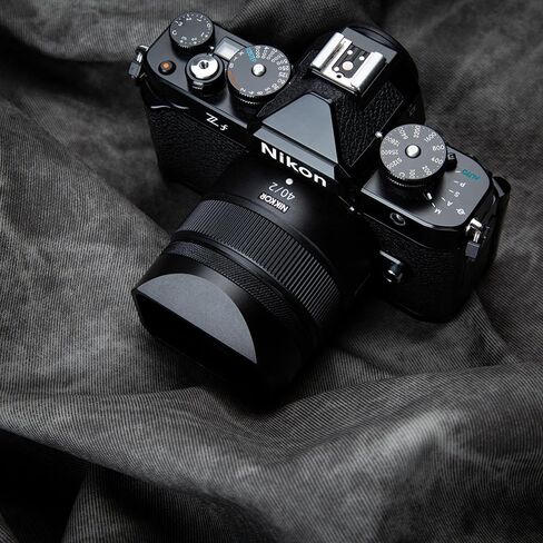 الظل غطاء محرك السيارة المعدني مع غطاء عدسة لنيكور Z 40mm F2 ， لـ Nikkor Z 28mm F/2.8 ， متوافق مع مرشح الأشعة فوق البنفسجية 52 مم (سبيكة الألومنيوم أسود) in Kuwait