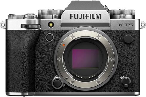 Fujifilm Digital X-T5 40MP Mirrorless Camera (Pixel Shift Multi Shot 160MP) KIT XF16-80mmF4, X-Trans CMOS 5 HR Sensor, IBIS, 6.2K 30p Films, 3" Sliding LCD Screen, Silver, Compact in Saudi Arabia