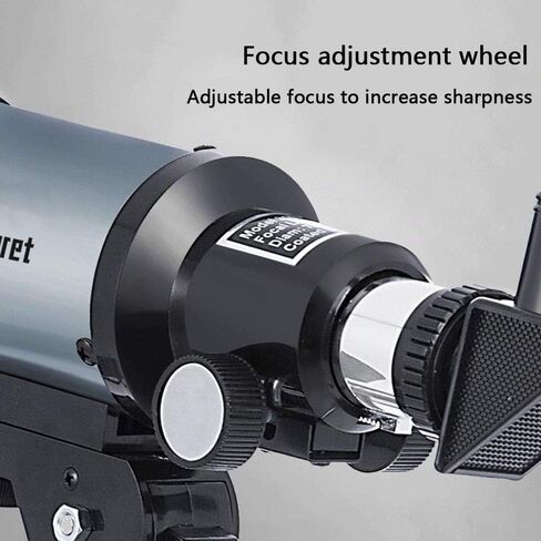 Astronomical Telescope 300mm Focal Length 70mm Aperture Refractor Monocular Telescope 150X Lens with Tripod Moon Filter Night Vision Stargazing in Kuwait