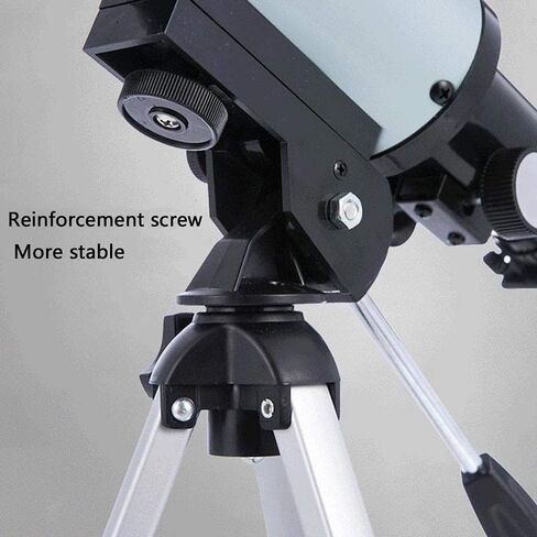 Astronomical Telescope 300mm Focal Length 70mm Aperture Refractor Monocular Telescope 150X Lens with Tripod Moon Filter Night Vision Stargazing in Kuwait