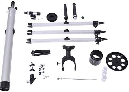 Telescope Kids Beginners البالغين البصريات الزجاجية المغلفة بالكامل 1.5x منتصب العدسة 3x Barlow عدسة 60 مم فتحة بؤر بؤرية التلسكوب in Saudi Arabia