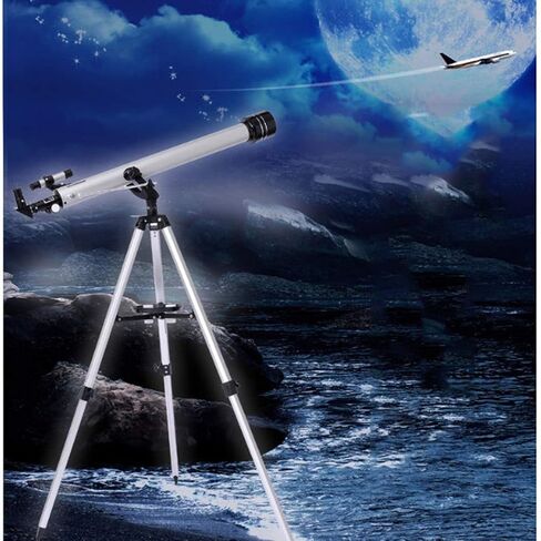Telescope Kids Beginners البالغين البصريات الزجاجية المغلفة بالكامل 1.5x منتصب العدسة 3x Barlow عدسة 60 مم فتحة بؤر بؤرية التلسكوب in Saudi Arabia