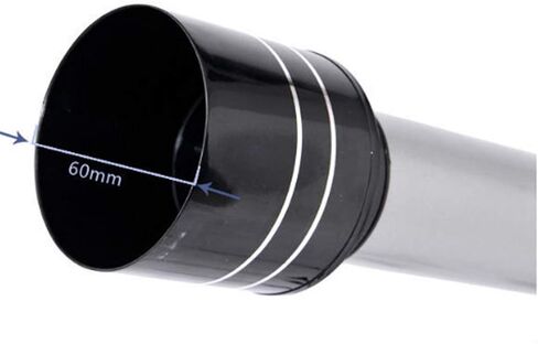 Telescope Kids Beginners البالغين البصريات الزجاجية المغلفة بالكامل 1.5x منتصب العدسة 3x Barlow عدسة 60 مم فتحة بؤر بؤرية التلسكوب in Saudi Arabia