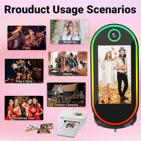 كشك صور Magic Mirror Photo ، 65 '' Photo Photo Booth مع 32 '' in Kuwait