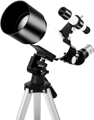 2021 Updated Telescope 70mm Aperture Astronomical Refracting Telescope for Kids Beginners Travel Telescope for AduIt with Portable Travel Bag and 10mm/25mm Eyepiece in Saudi Arabia