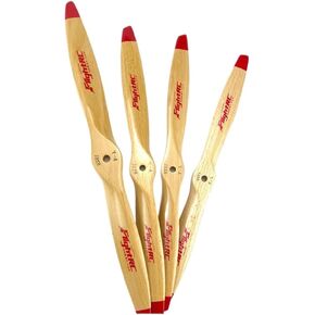 Beech Wood 2- Propeller for RC Gas Engine Fixed-Wing Airplane Compatible with Various Models(15x10 RED) in Saudi Arabia