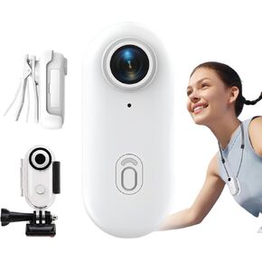 4K 8MP Camera Camera Pro Edition ، كاميرا الحركة مع عدسة زاوية واسعة 120 درجة للرياضة الخارجية ، أبيض in Kuwait