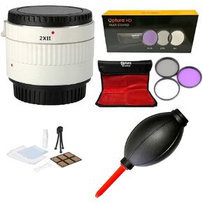 محول تكبير 2x لـ Canon EF 28-300mm f/3.5-5.6L هو عدسة USM + 77 مم UV/FLD/CPL وملحقات تنظيف 7 PCS in Kuwait