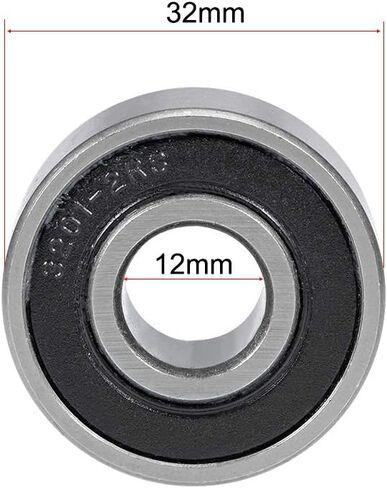 Uxcell 3200-2RS محمل كروي للاتصال الزاوي 10X30X14.3mm محامل مختومة 5200-2RS 2 قطعة in Kuwait