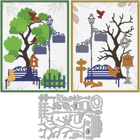 GLOBLELAND 10 Sheet Vintage Furniture Style die Cut Metal Card Cutting Dies for Photo Frame Making, Crafts DIY Scrapbooking Art Album Decorations Chairs Tables Lamps in Kuwait